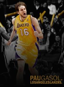 Pau Gasol Lakers Poster