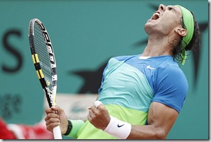 Rafa Nadal en París, foto Efe