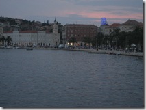 Split atardecer