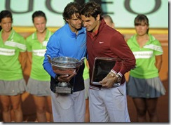 Nada y Federer, publicada en Olé Tenis