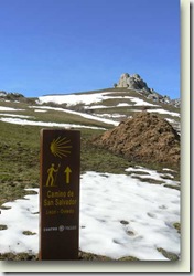 Camino del Salvador, punto más alto