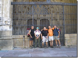 Oviedo, a la entrada de la Catedral