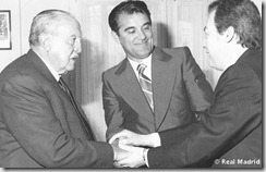 Con Santiago Bernabéu