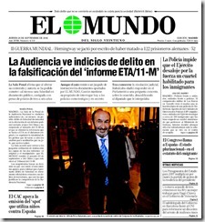 Diario El Mundo, 28 de septiembre de 2006