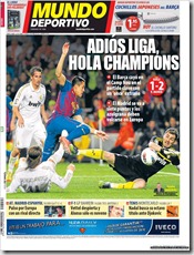 Mundo Deportivo, 22 abril 2012