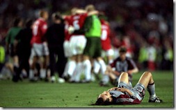 Man U vs Bayern 1999