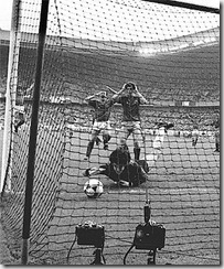 Gol de Francia final Euro 84, foto Apf