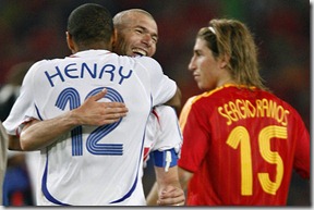 Zidane, Henry, Sergio Ramos, mundial 2006