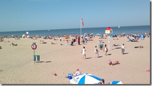 5. Ostende, playa con bicho