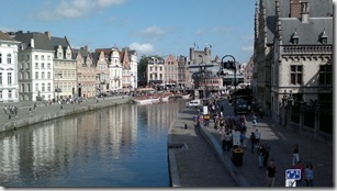 6. Gante, vista de Graslei