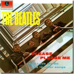 Please Please me, The Beatles, portada