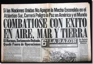 Prensa Guerra de las Malvinas 1