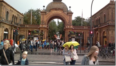 Tivoli, sábado tarde lloviendo