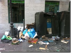 Madrid sucio y mal acostumbrado
