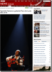 Paco de Lucía BBC