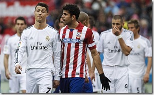 Diego Costa y Cristiano Ronaldo, foto Efe
