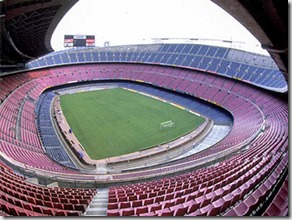 Camp Nou vacío