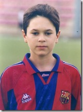 Iniesta de niño