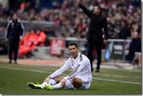 Cristiano Ronaldo, derbi Calderón, foto AP