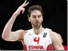 Pau Gasol foto Yoan Valat, Efe