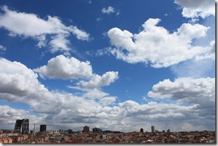 Su mejor novela, nubes de Madrid